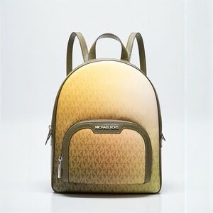 Michael Kors Jaycee Medium Ombré Signature Logo Backpack - Retail $358